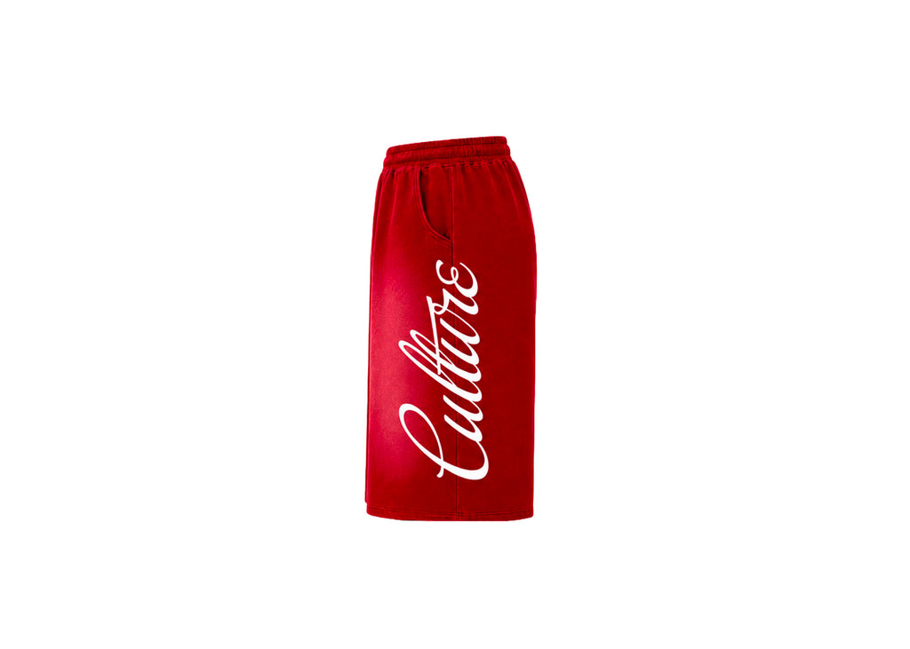 Red Culture Shorts