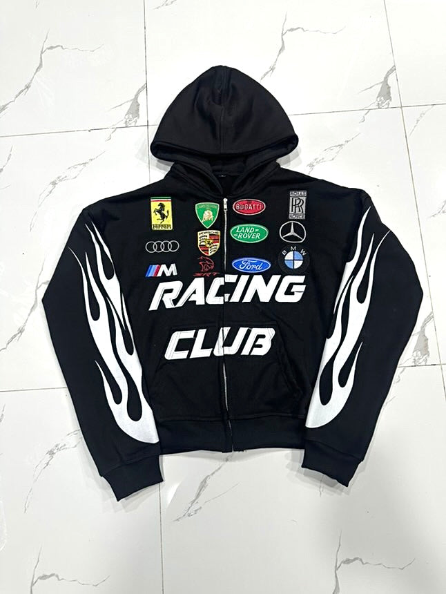 BLACK RACING CLUB SWEATSUIT