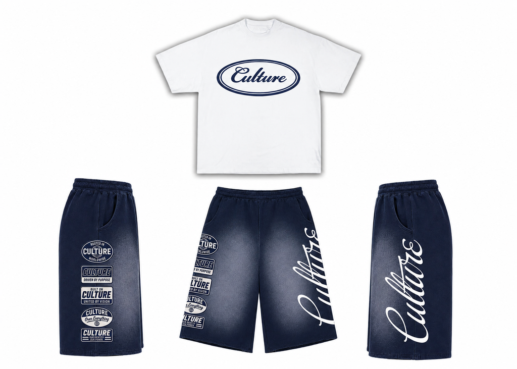 Navy Culture Shorts